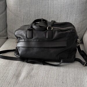Gucci Black Textured Duffel Bag
